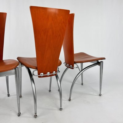 Postmodern Dining Chairs, 1980s, Set of 4-RMX-1779610