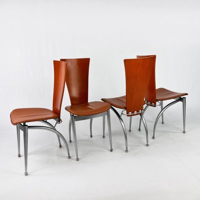 Postmodern Dining Chairs, 1980s, Set of 4-RMX-1779610