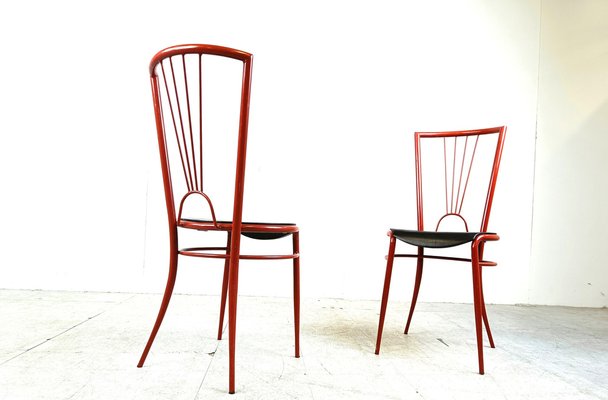 Postmodern Dining Chairs, 1980s, Set of 4-IRH-1735562