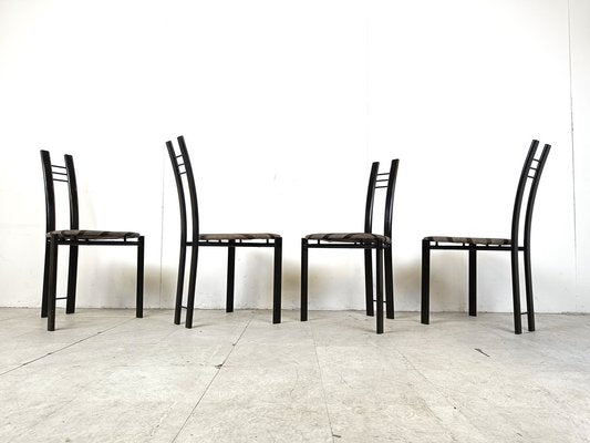 Postmodern Dining Chairs, 1980s, Set of 4-IRH-1788429