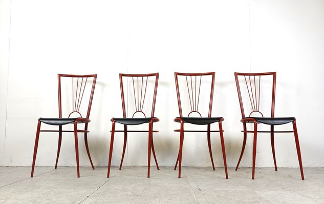 Postmodern Dining Chairs, 1980s, Set of 4-IRH-1735562