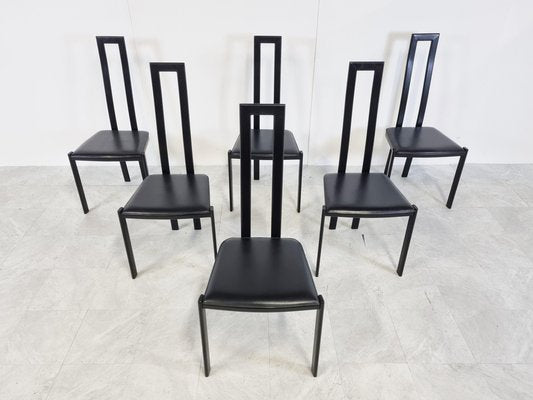 Postmodern Dining Chairs, 1980s, Set of 6-IRH-1209859