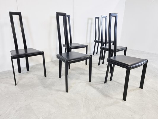 Postmodern Dining Chairs, 1980s, Set of 6-IRH-1209859