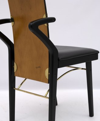 Postmodern Dining Chairs by Pierre Cardin, Italy, 1980s, Set of 4-FER-965761