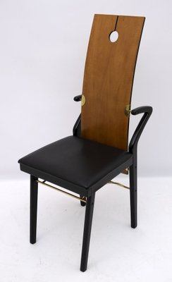 Postmodern Dining Chairs by Pierre Cardin, Italy, 1980s, Set of 4-FER-965761