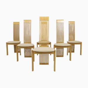 Postmodern Dining Chairs by Pietro Constantini, 1980s, Set of 6-RZV-1796653