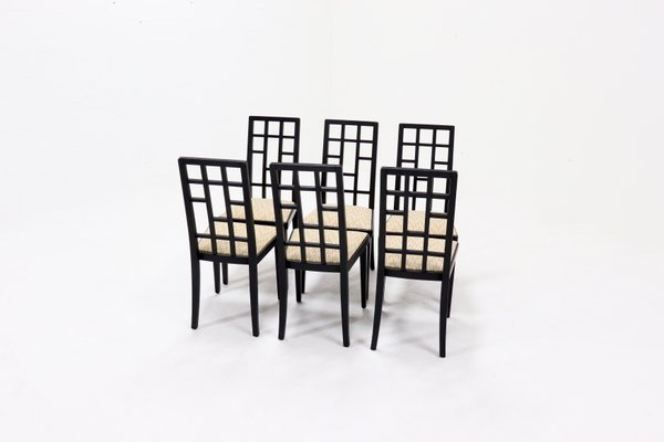 Postmodern Dining Table & Chairs from Thonet, 1980s, Set of 7-VV-1438478