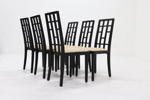 Postmodern Dining Table & Chairs from Thonet, 1980s, Set of 7-VV-1438478