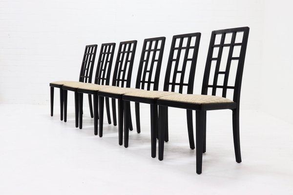 Postmodern Dining Table & Chairs from Thonet, 1980s, Set of 7-VV-1438478