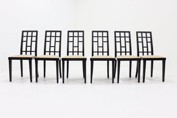 Postmodern Dining Table & Chairs from Thonet, 1980s, Set of 7-VV-1438478