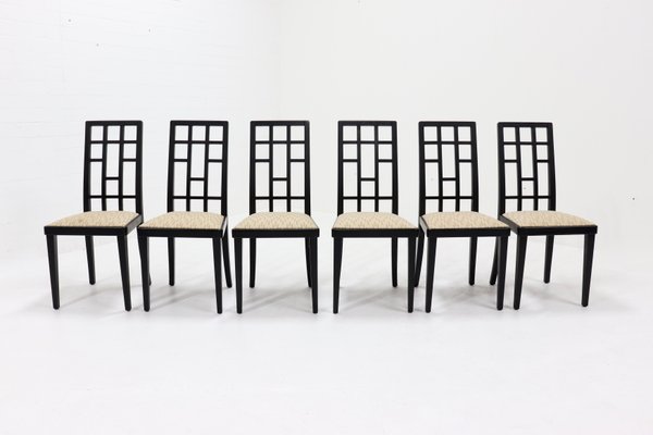 Postmodern Dining Table & Chairs from Thonet, 1980s, Set of 7-VV-1438478