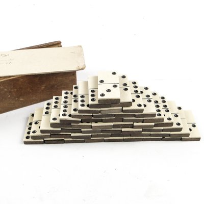 Postmodern Domino Game, Poland, 1950s, Set of 28-BKO-1824379