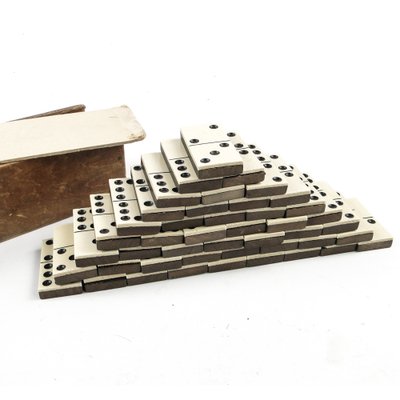 Postmodern Domino Game, Poland, 1950s, Set of 28-BKO-1824379