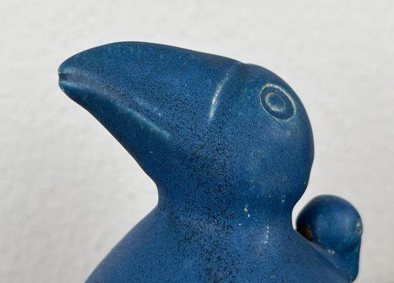 Postmodern Dutch Studio Pottery Sculptural Vase with Bird Design from Agu Reuver, Holland, 1996-UAH-2024496