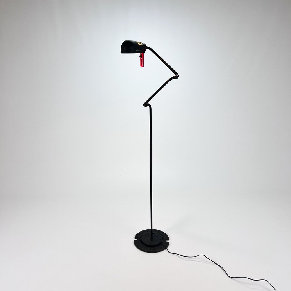 Postmodern Floor Lamp by Hannes Wettstein for Bulux, 1980s