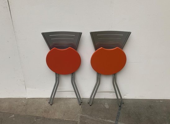 Postmodern Folding Chairs by Rutger Andersson, Set of 2-UAH-1015717