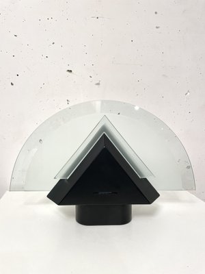 Postmodern Geometric Lamp in Glass and Metal, 1980-VAM-1792365