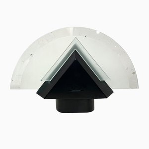 Postmodern Geometric Lamp in Glass and Metal, 1980-VAM-1792365