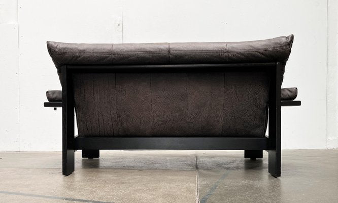 Postmodern German Brutalist Lounge Armchairs and Sofa by Rolf Benz for Musterring, 1990s, Set of 3-UAH-1618112