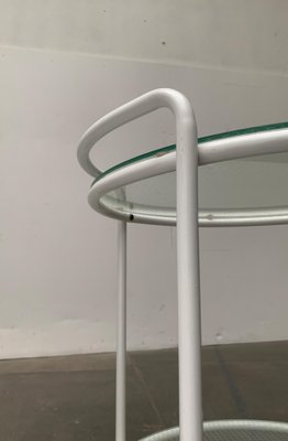 Postmodern Glass Service Trolley or Side Table-UAH-1128533