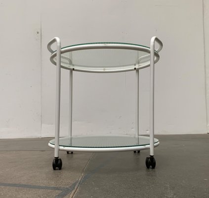 Postmodern Glass Service Trolley or Side Table-UAH-1128533