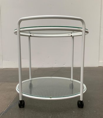 Postmodern Glass Service Trolley or Side Table-UAH-1128533