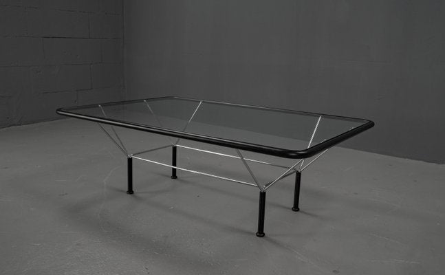 Postmodern Glass Table by Niels Bendtsen, 1970s-VLO-2028320