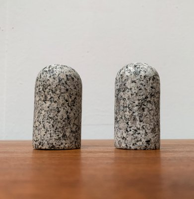 Postmodern Granite Rock Pepper and Salt Shakers, Set of 2-UAH-1128646