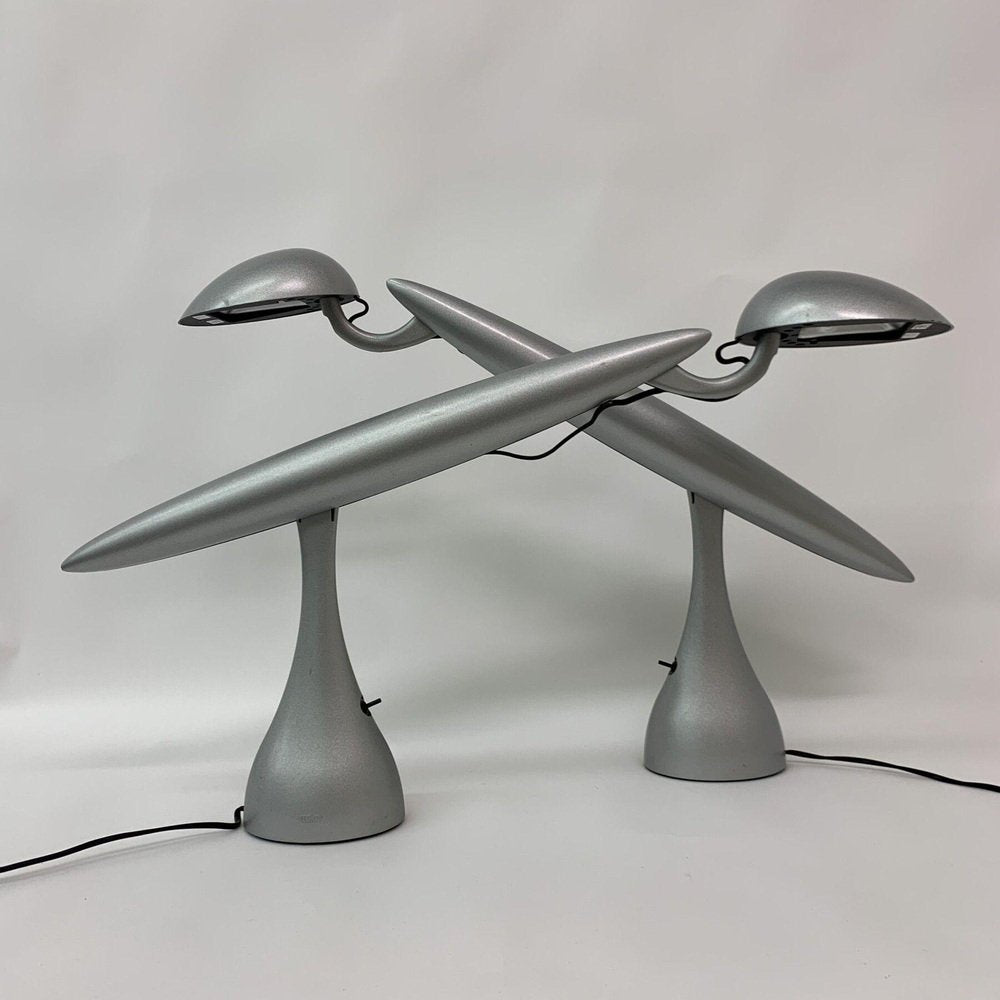 Postmodern Heron Table Lamp by Isao Hosoe for Luxo, 1980s