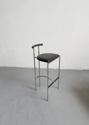 Postmodern Italian Black Tokyo Stool by Rodney Kinsman for Bieffeplast, 1985-EHE-1349579