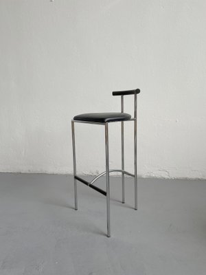 Postmodern Italian Black Tokyo Stool by Rodney Kinsman for Bieffeplast, 1985-EHE-1349579