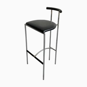 Postmodern Italian Black Tokyo Stool by Rodney Kinsman for Bieffeplast, 1985-EHE-1349579