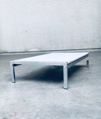 Postmodern Italian Carrara Marble Low Coffee Table, 1970s-RQV-1334099