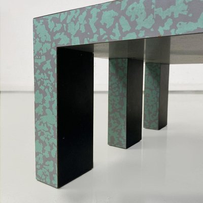 Postmodern Italian Coffee Table in Black Wood, 1980s-GDD-1796143