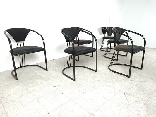 Postmodern Italian Dining Chairs, 1980s, Set of 6-IRH-1806559