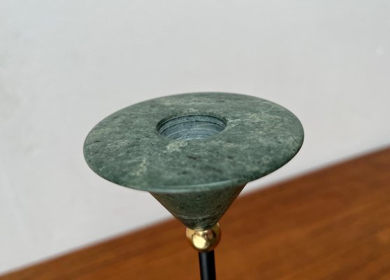 Postmodern Italian Metal and Stone Candleholder, 1980s-UAH-1731912