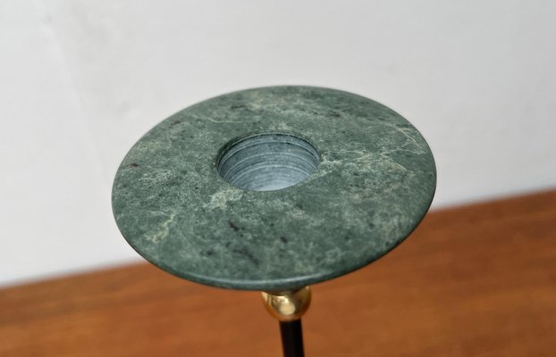 Postmodern Italian Metal and Stone Candleholder, 1980s-UAH-1731912