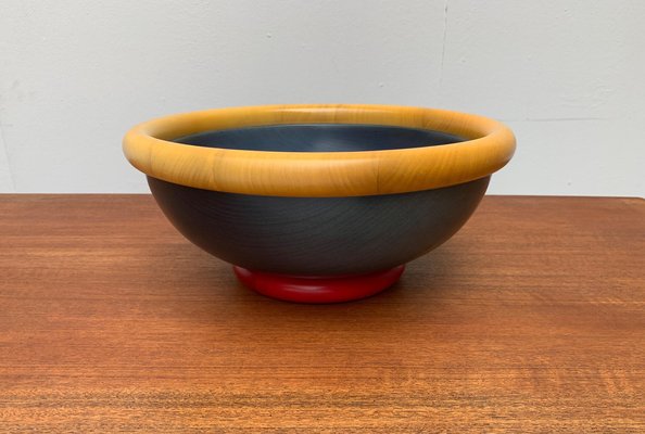 Postmodern Italian Wooden Bowl by Pietro Manzoni-UAH-977818