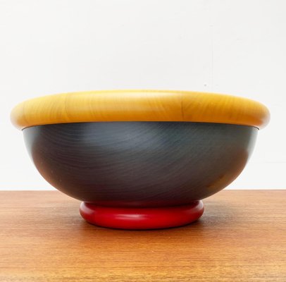 Postmodern Italian Wooden Bowl by Pietro Manzoni-UAH-977818