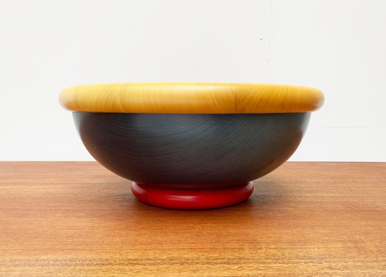 Postmodern Italian Wooden Bowl by Pietro Manzoni-UAH-977818