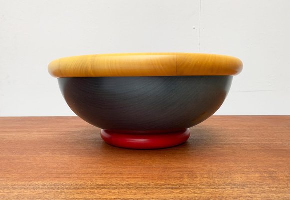 Postmodern Italian Wooden Bowl by Pietro Manzoni-UAH-977818