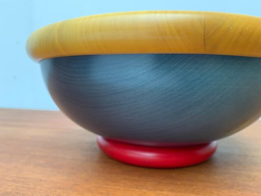 Postmodern Italian Wooden Bowl by Pietro Manzoni-UAH-977818