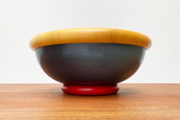 Postmodern Italian Wooden Bowl by Pietro Manzoni-UAH-977818