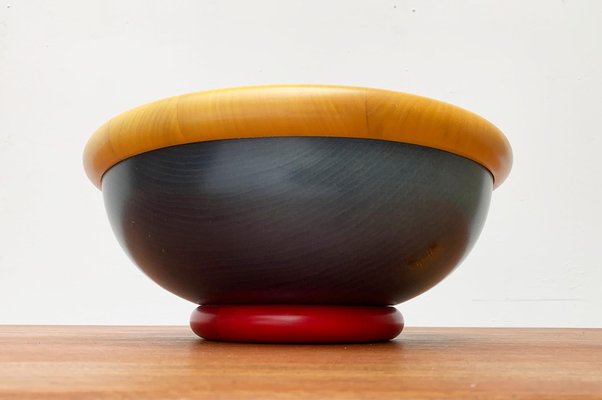 Postmodern Italian Wooden Bowl by Pietro Manzoni-UAH-977818