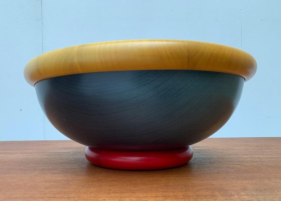 Postmodern Italian Wooden Bowl by Pietro Manzoni-UAH-977818