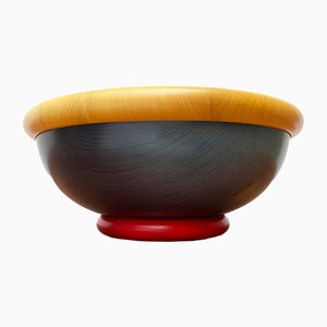 Postmodern Italian Wooden Bowl by Pietro Manzoni-UAH-977818