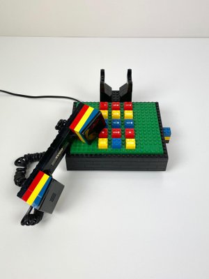 Postmodern Lego Telephone Phone from Tyco-LYQ-1171483