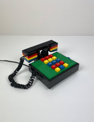 Postmodern Lego Telephone Phone from Tyco-LYQ-1171483