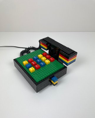 Postmodern Lego Telephone Phone from Tyco-LYQ-1171483