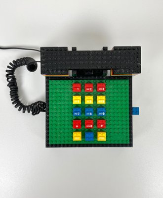 Postmodern Lego Telephone Phone from Tyco-LYQ-1171483